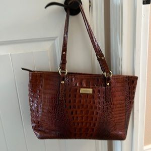 Gorgeous pecan leather Brahmin bag